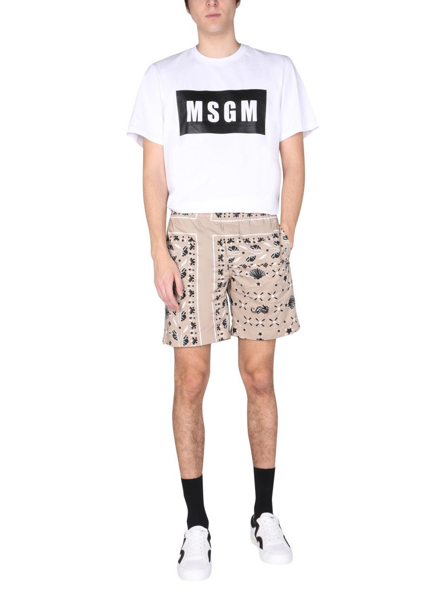 T-SHIRT WITH LOGO BOX