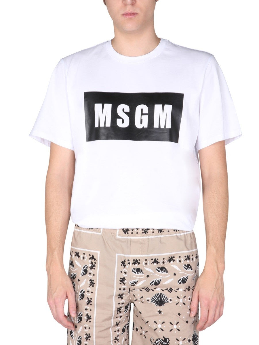 T-SHIRT WITH LOGO BOX