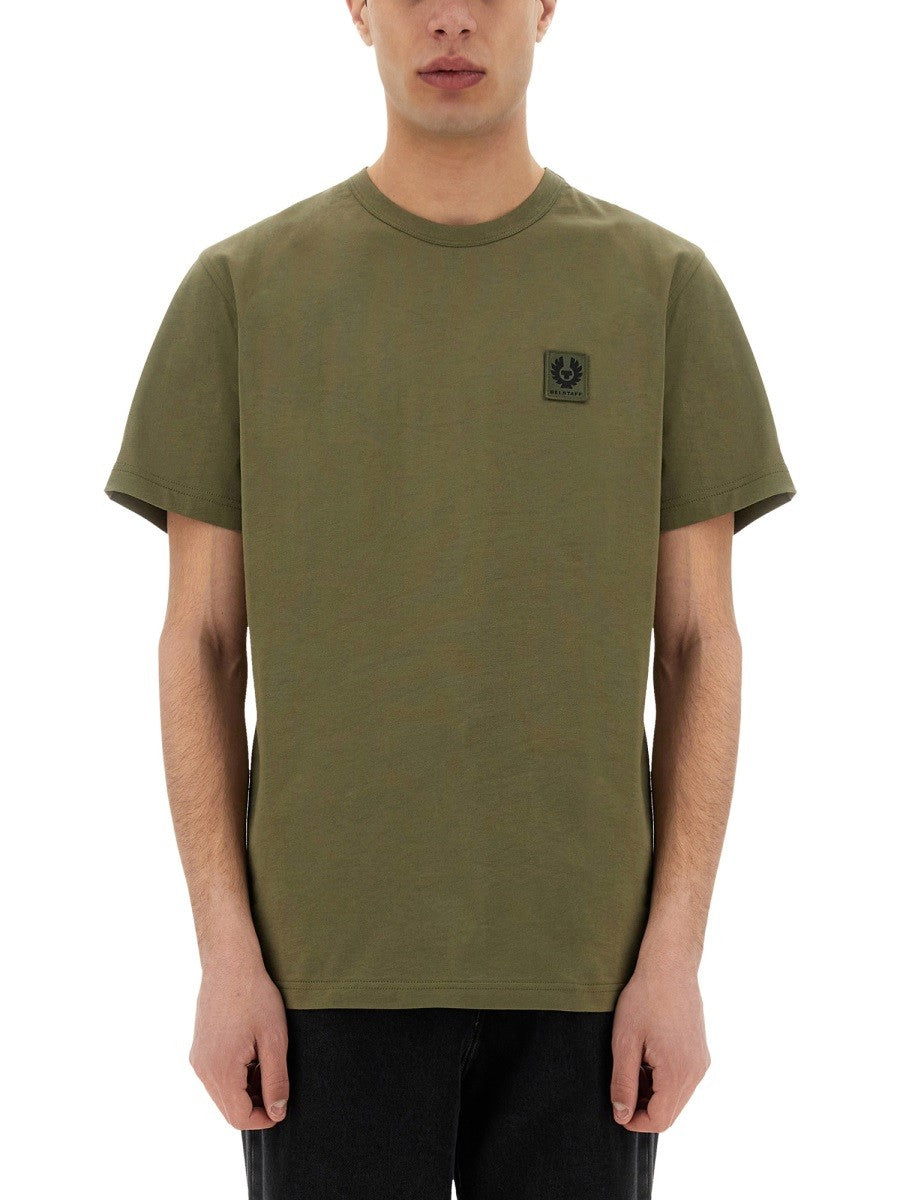 T-SHIRT WITH LOGO PATCH