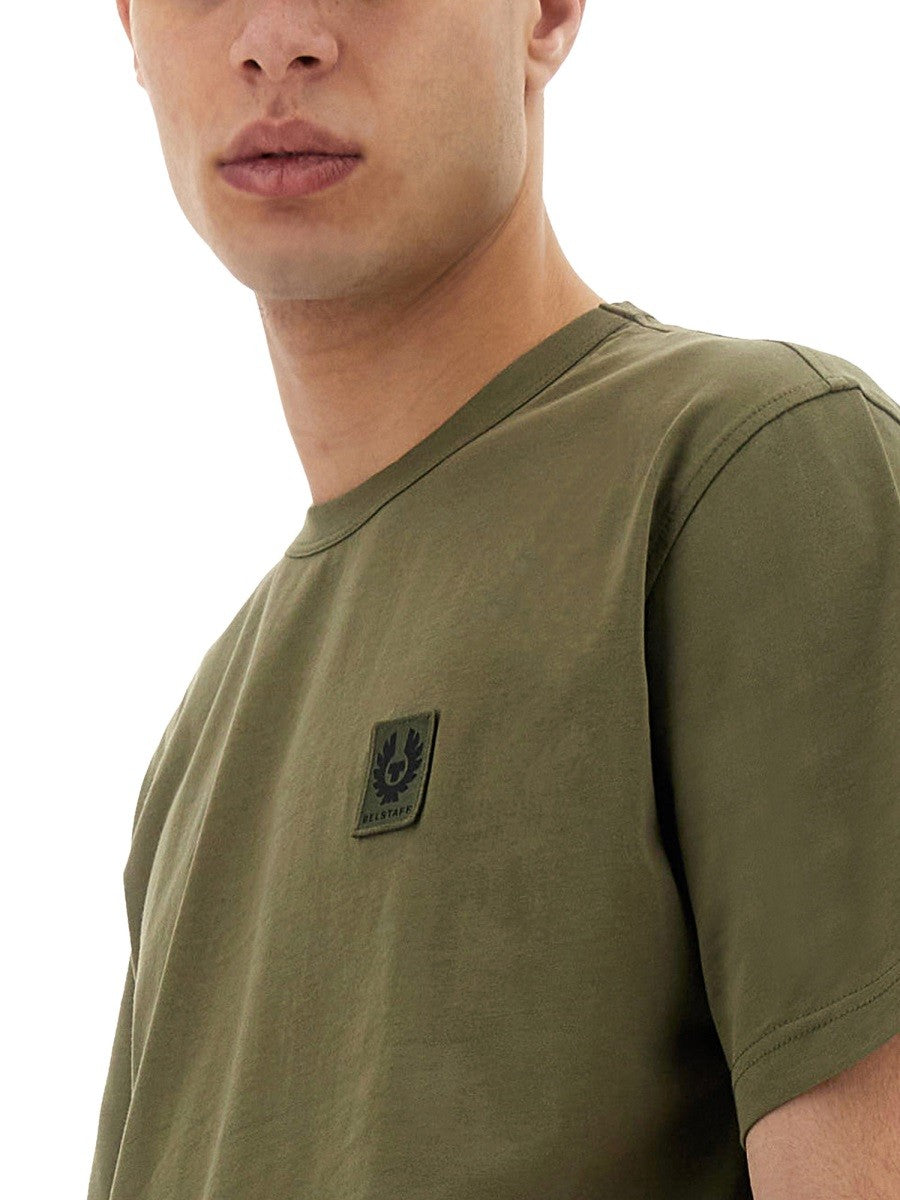T-SHIRT WITH LOGO PATCH
