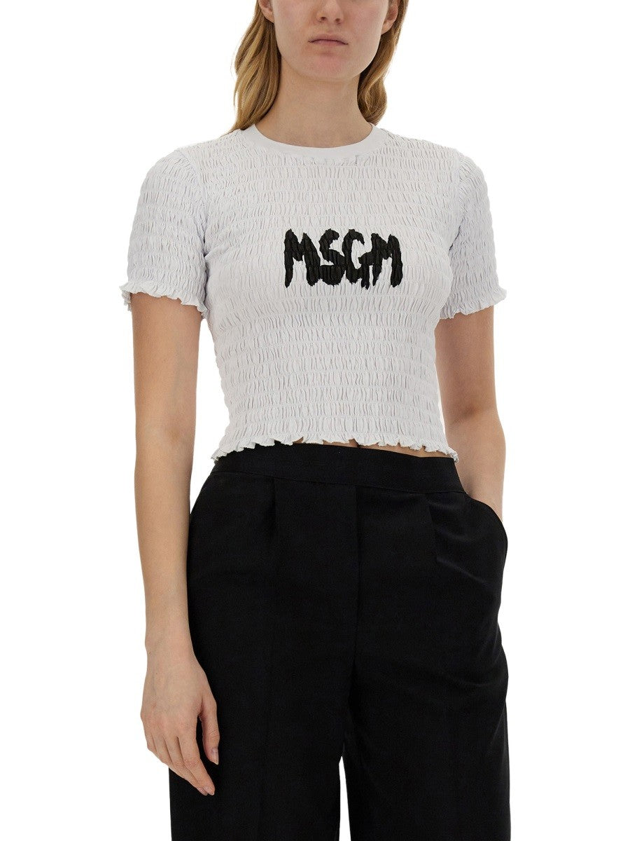 Cotton T-Shirt With Logo