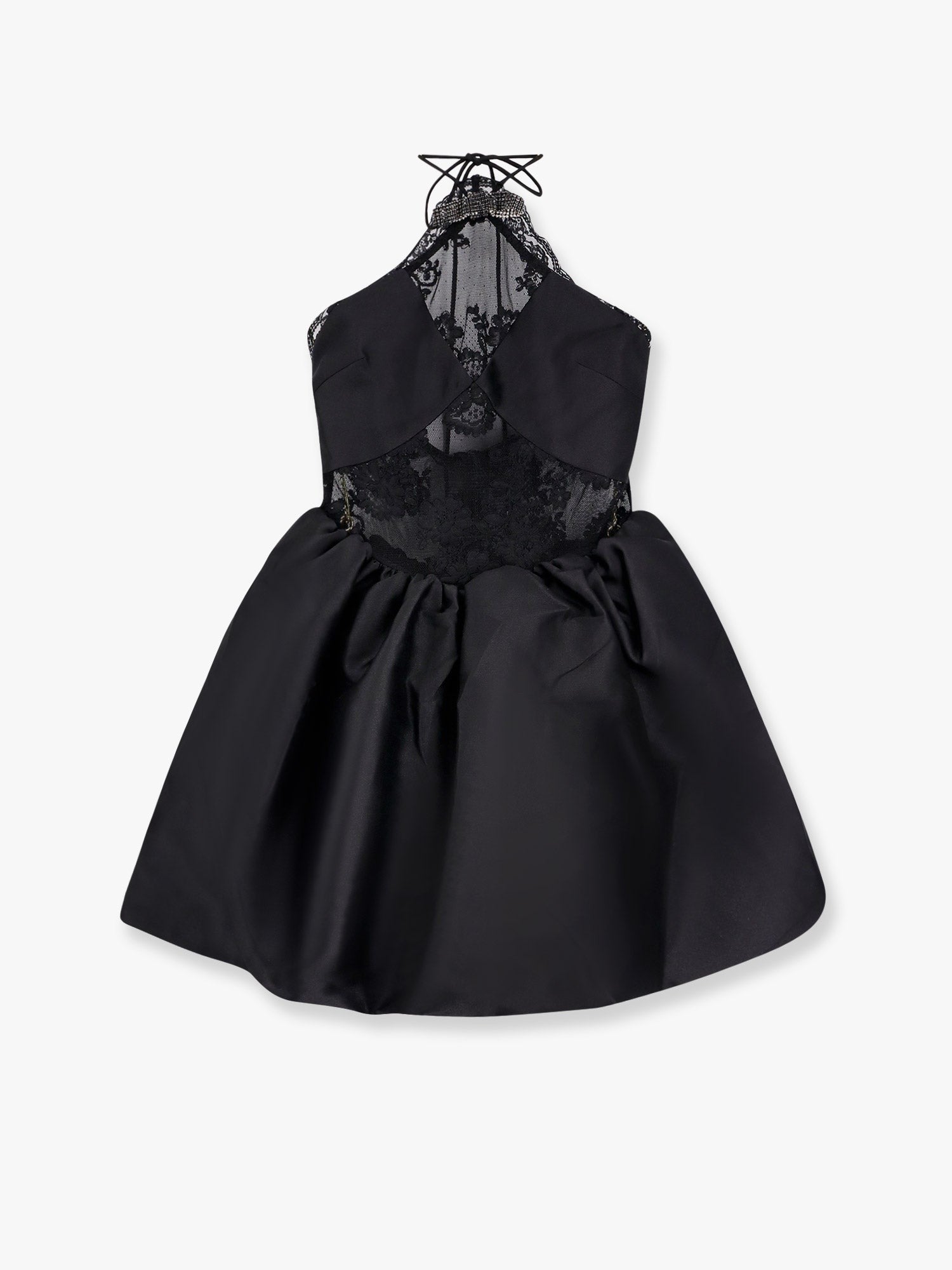 Black Taffeta Mini Dress
