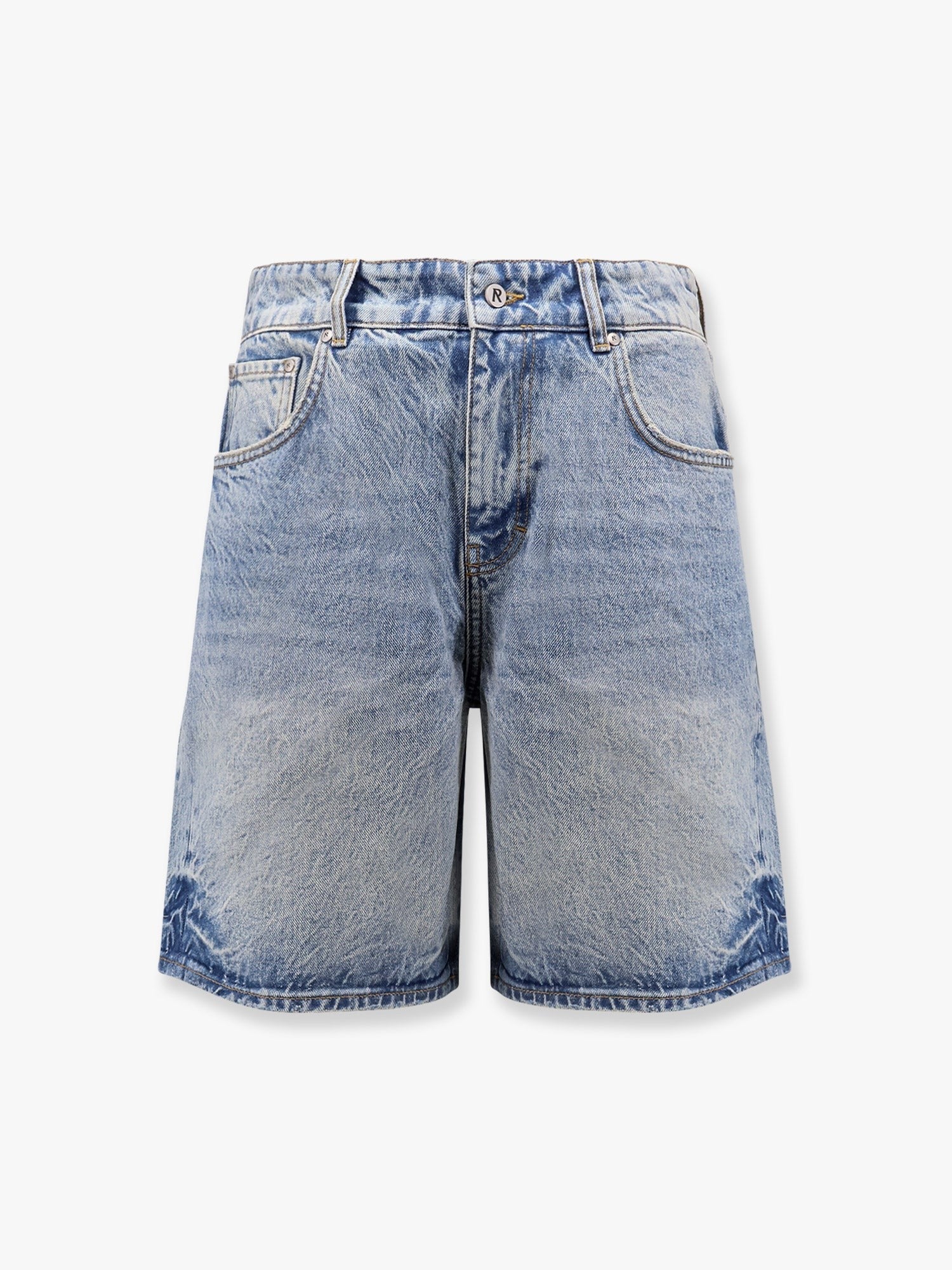 Bermuda en denim délavé sur mesure