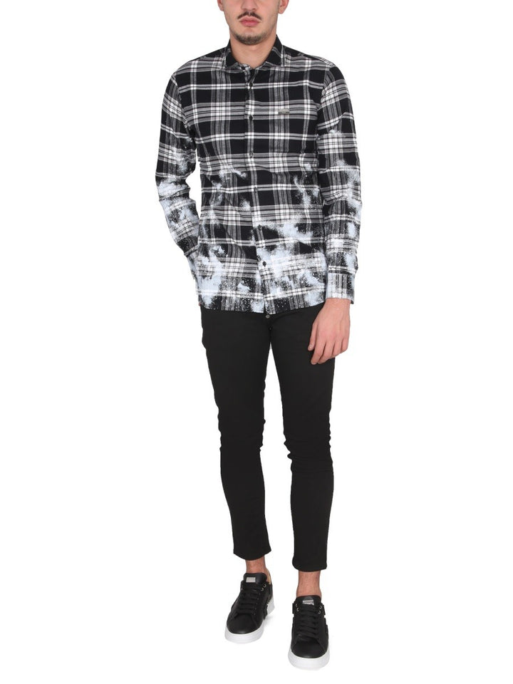 TARTAN PATTERN SHIRT | Basement 88