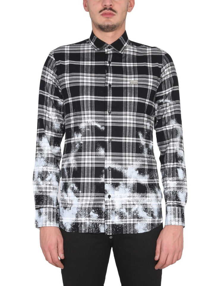 TARTAN PATTERN SHIRT | Basement 88