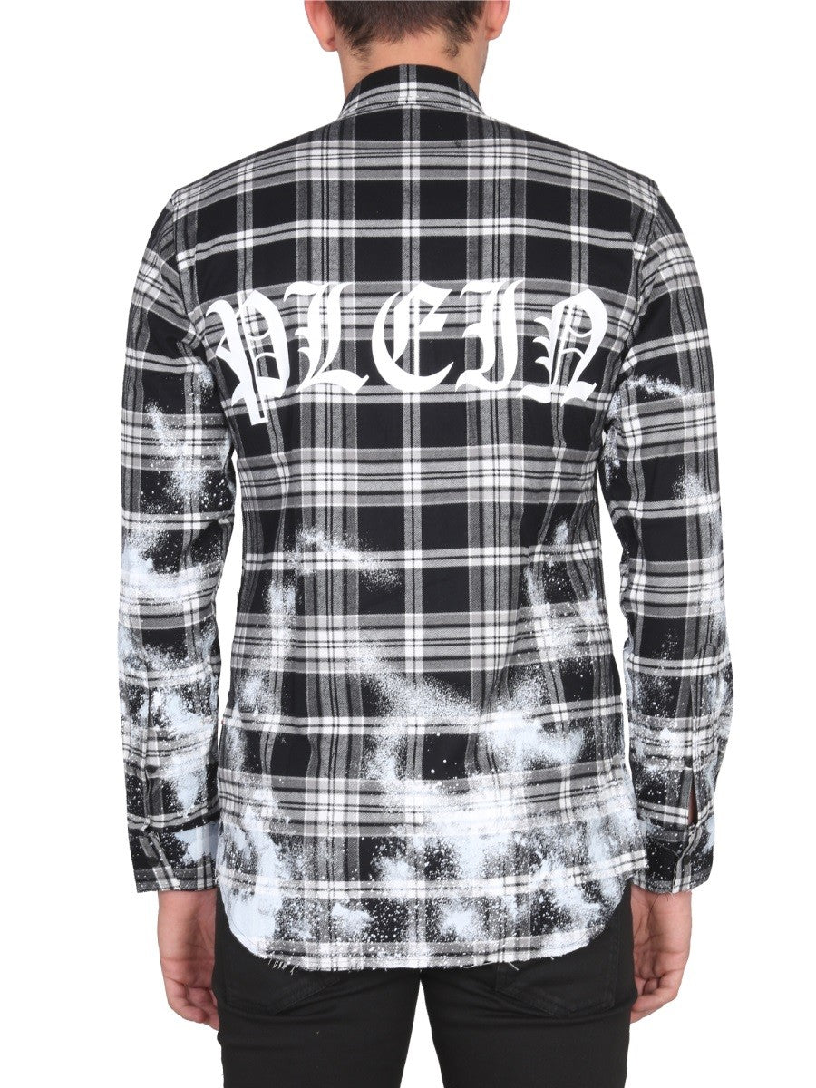 TARTAN PATTERN SHIRT | Basement 88