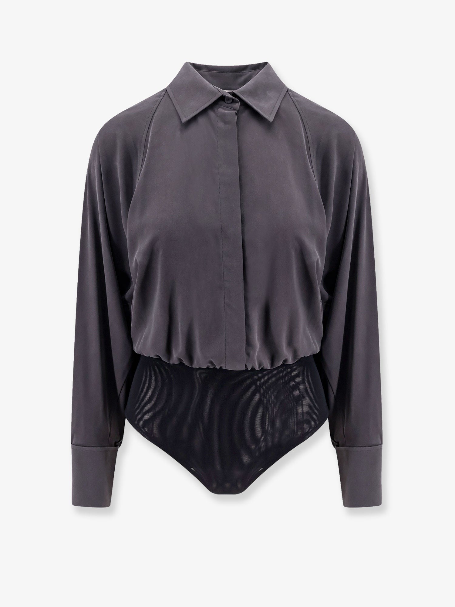 Tempo Silk Shirt With Body Detail
