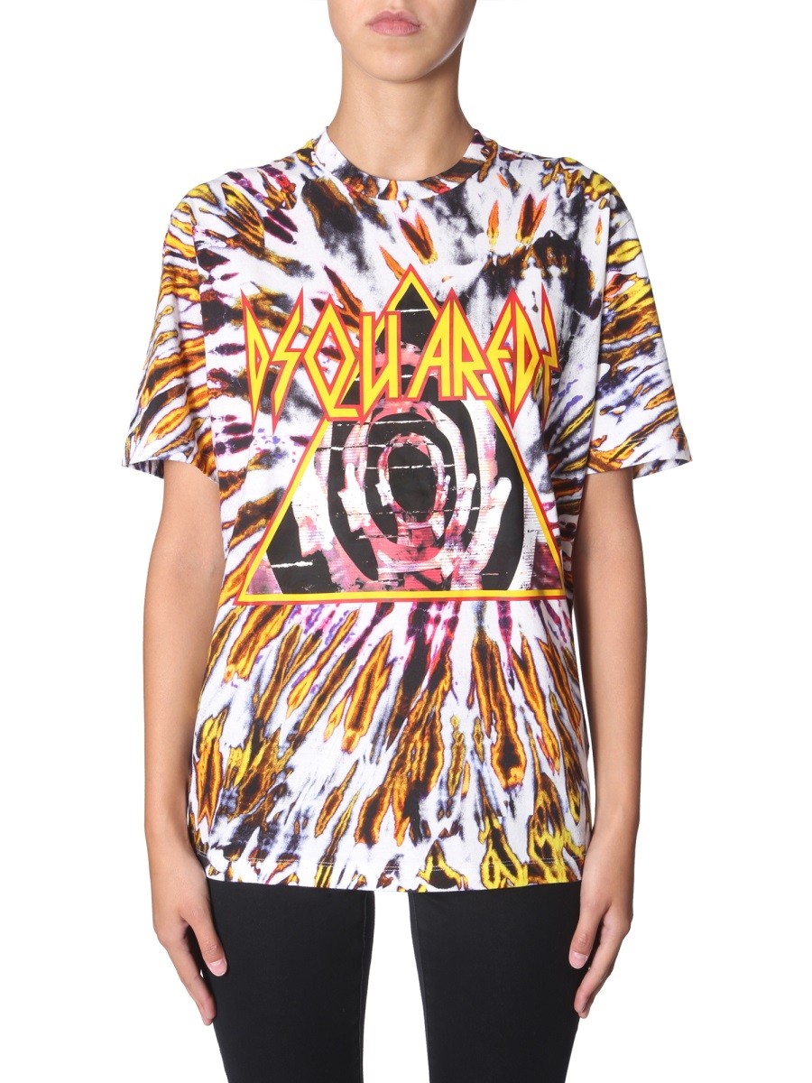 TIE AND DYE PRINT T-SHIRT | Basement 88