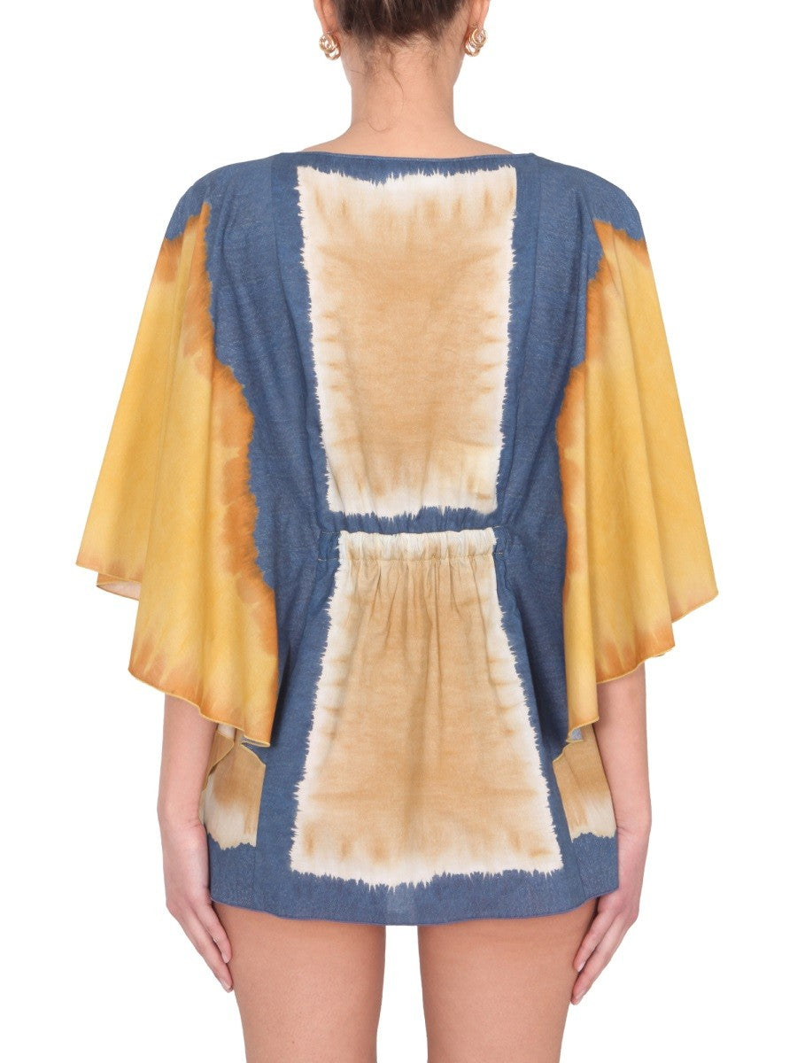 TIE DYE PRINT CAFTAN | Basement 88