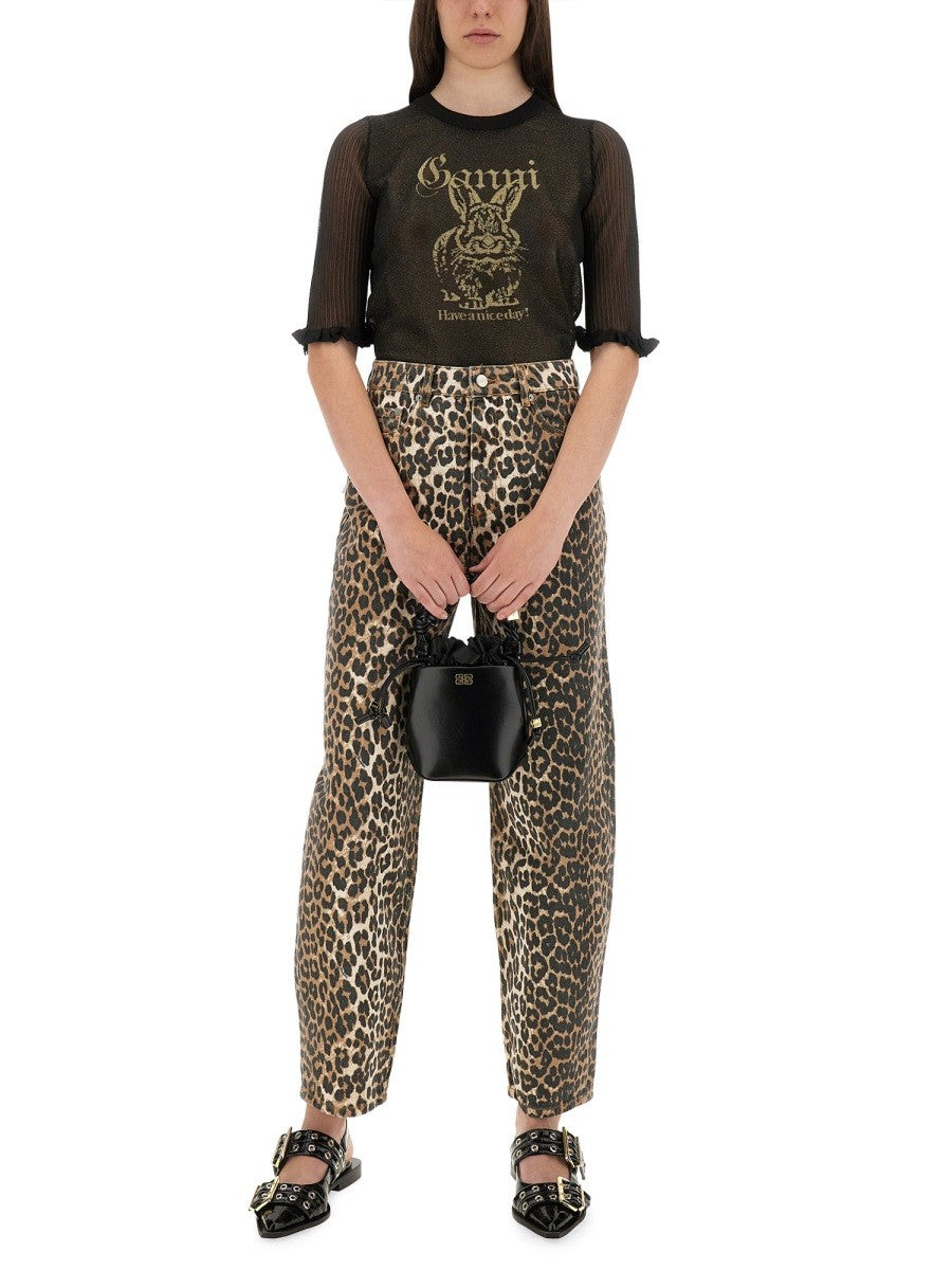 TRANSPARENT JACQUARD TOP