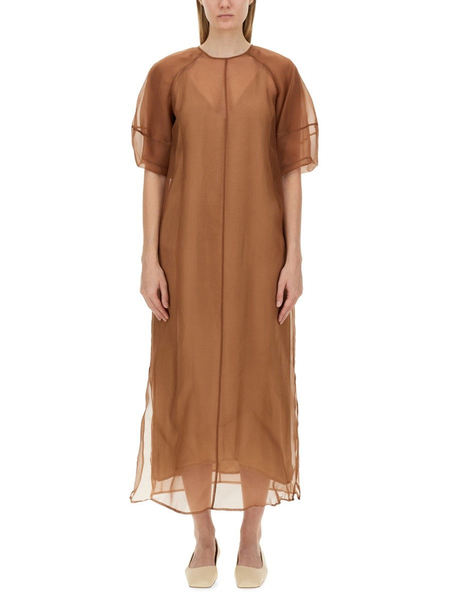 TRANSPARENT LONGUETTE DRESS