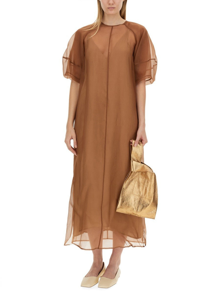 TRANSPARENT LONGUETTE DRESS