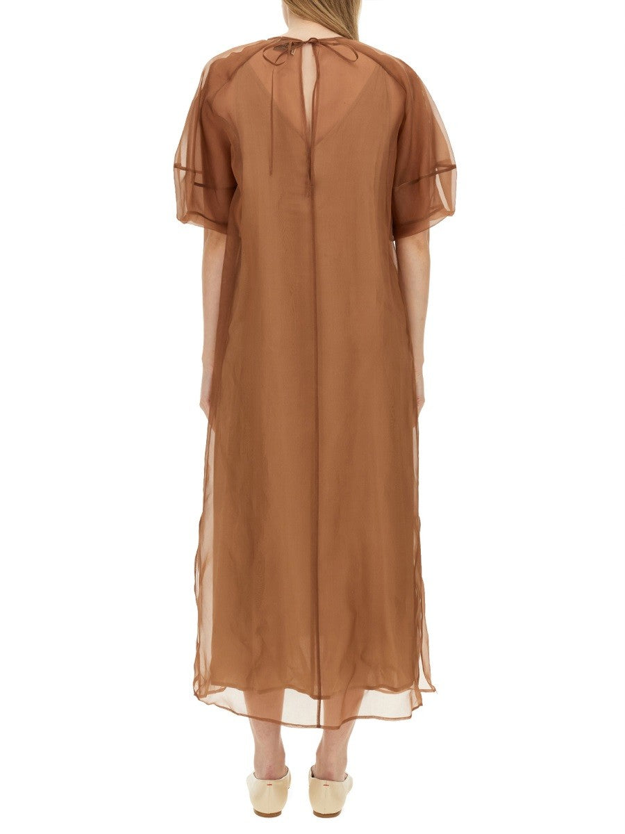TRANSPARENT LONGUETTE DRESS