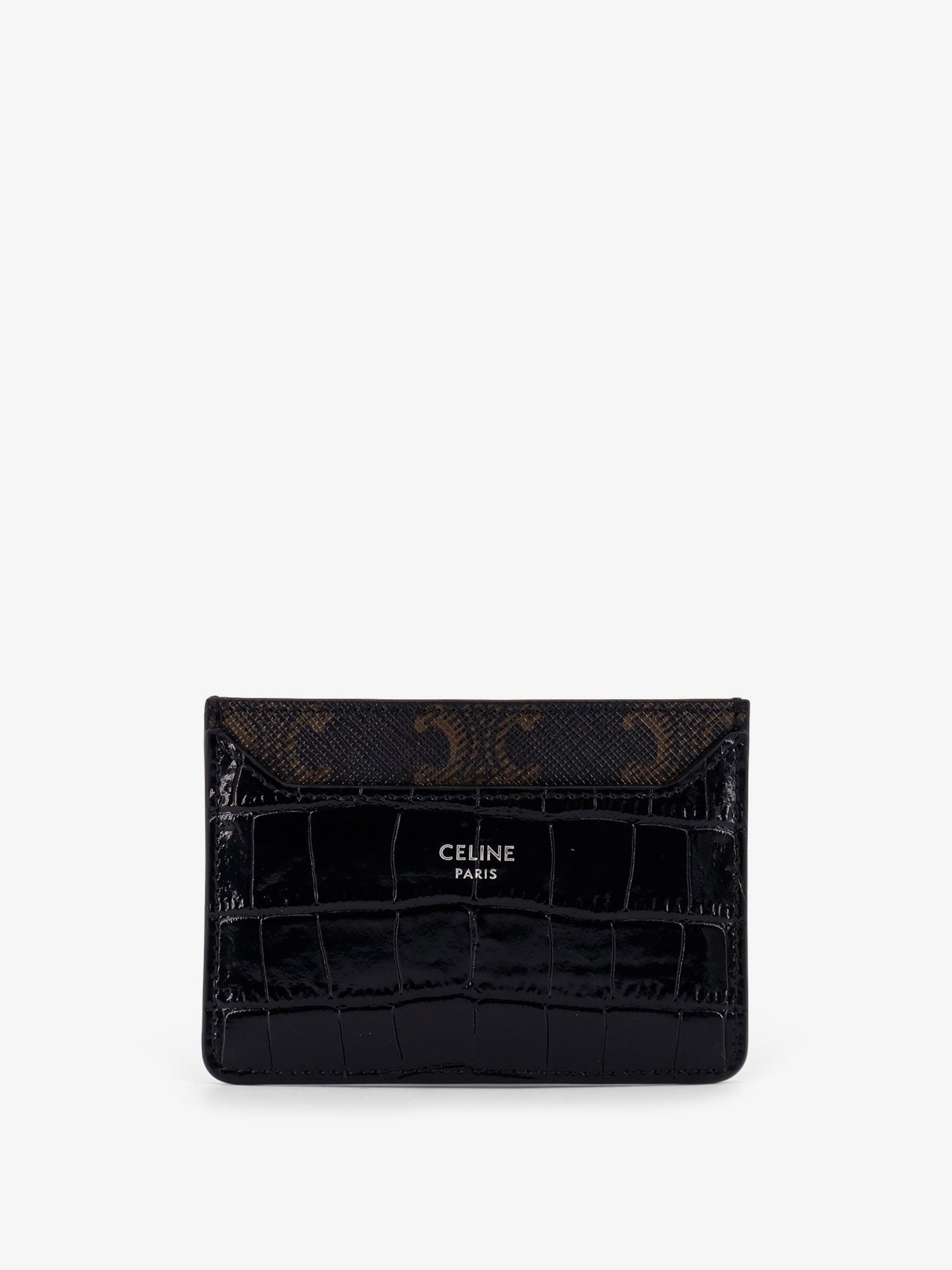 Triomphe Canvas And Leather Cardholder