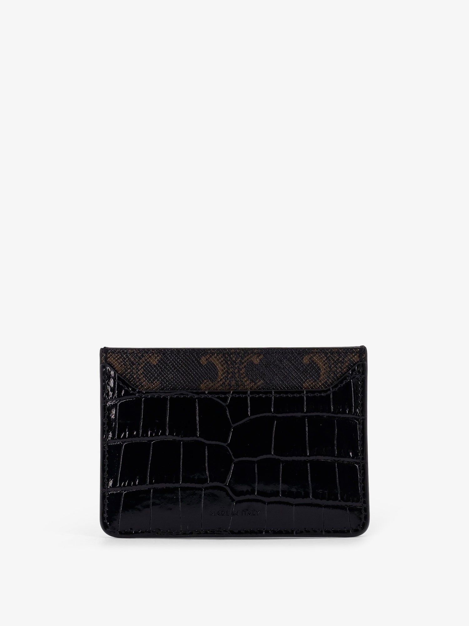 Triomphe Canvas And Leather Cardholder