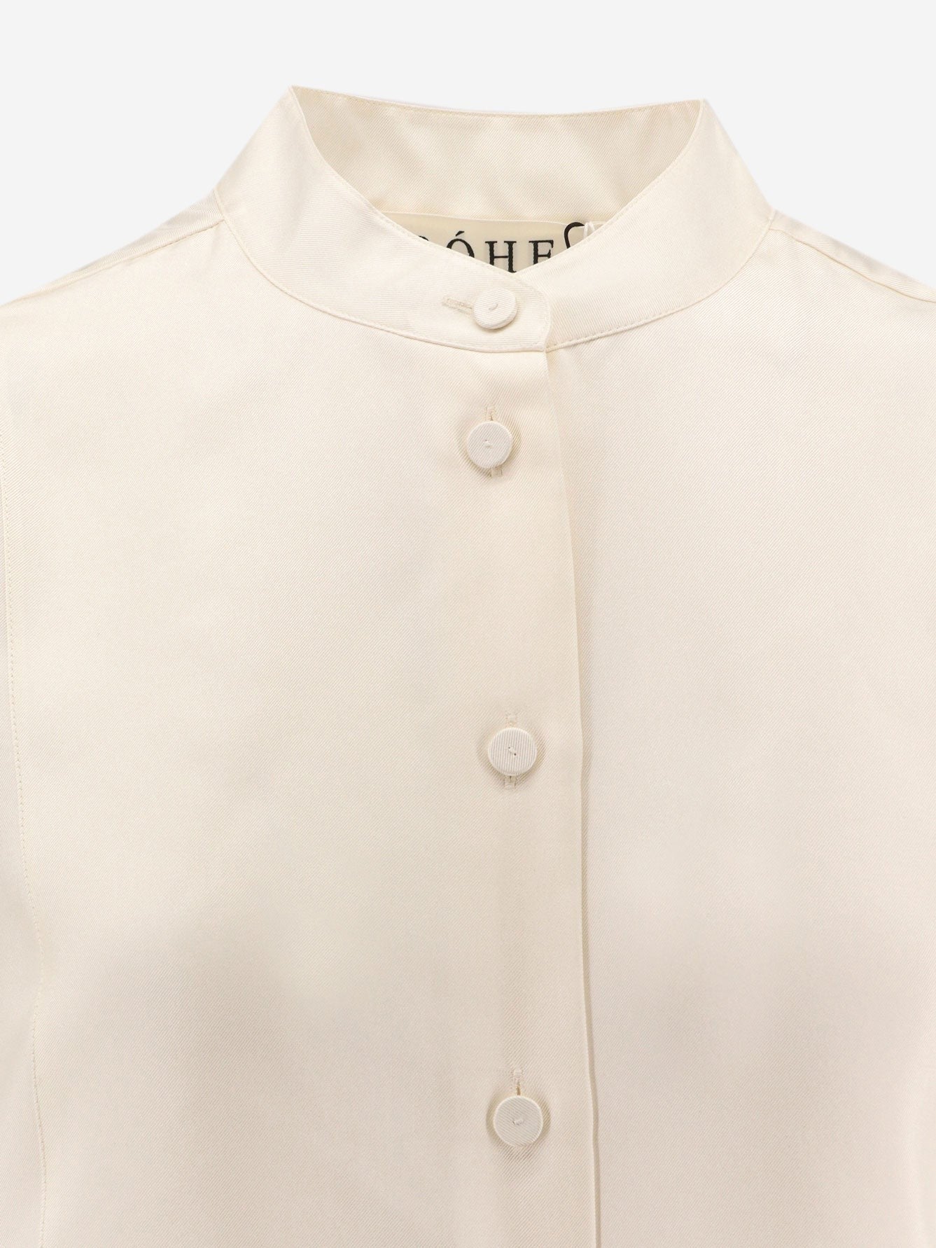 Tuxedo silk shirt