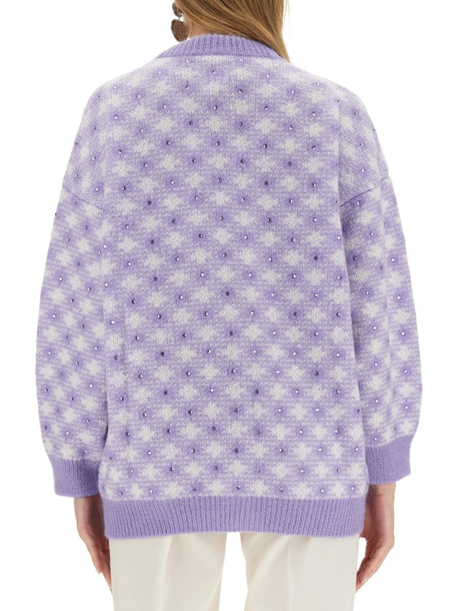 CARDIGAN À COL EN V