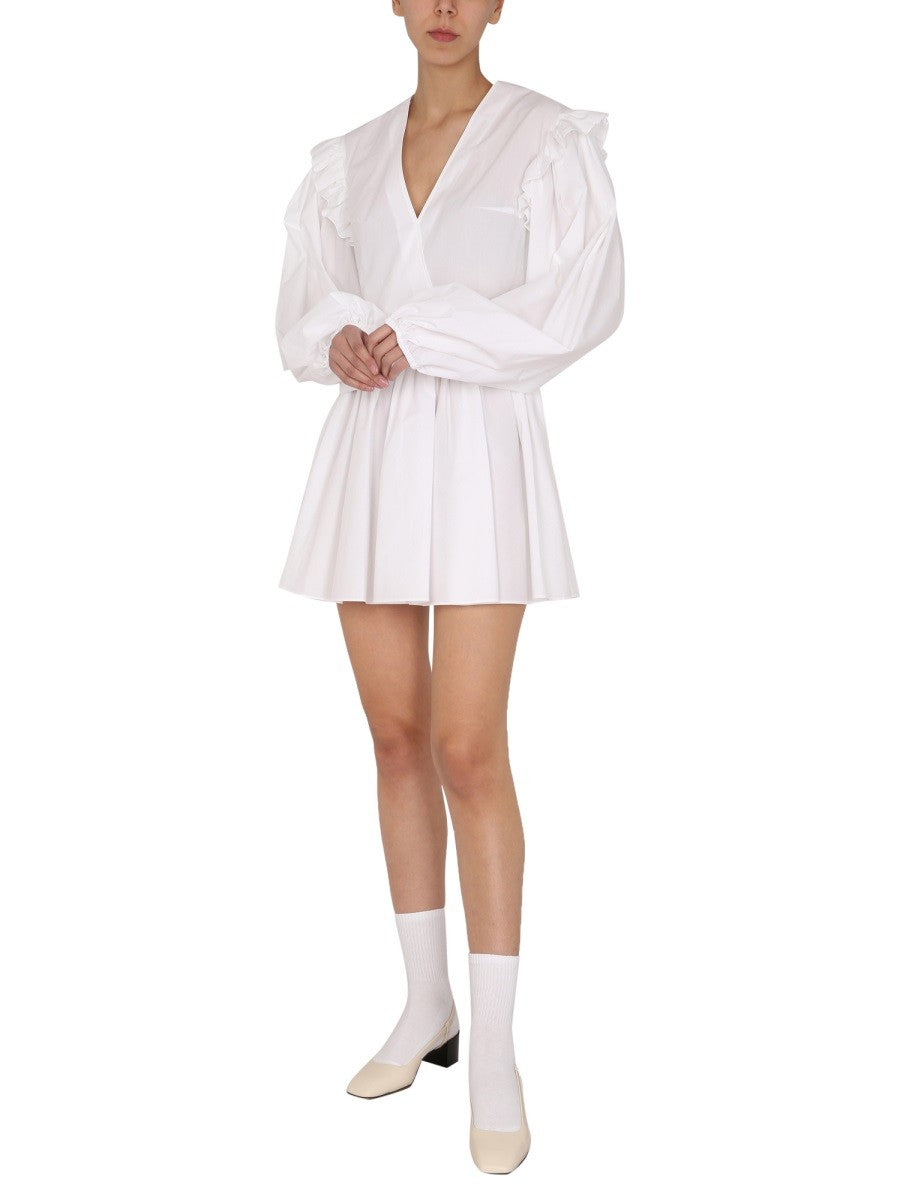 V-NECK DRESS
