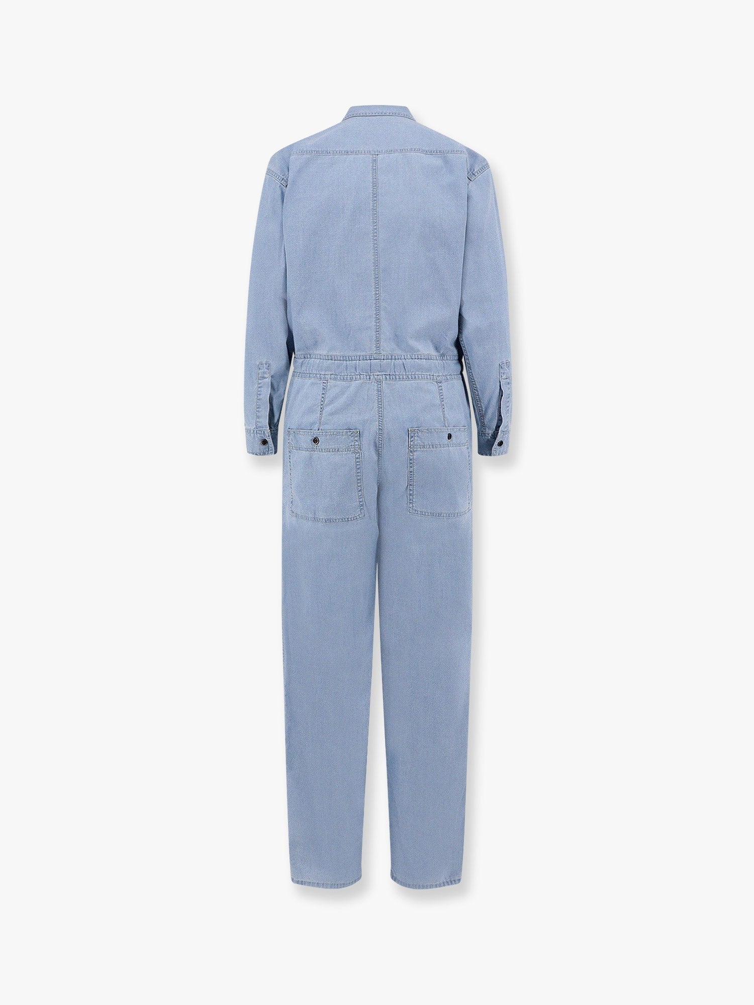 Valena Cotton Jumpsuit Blue