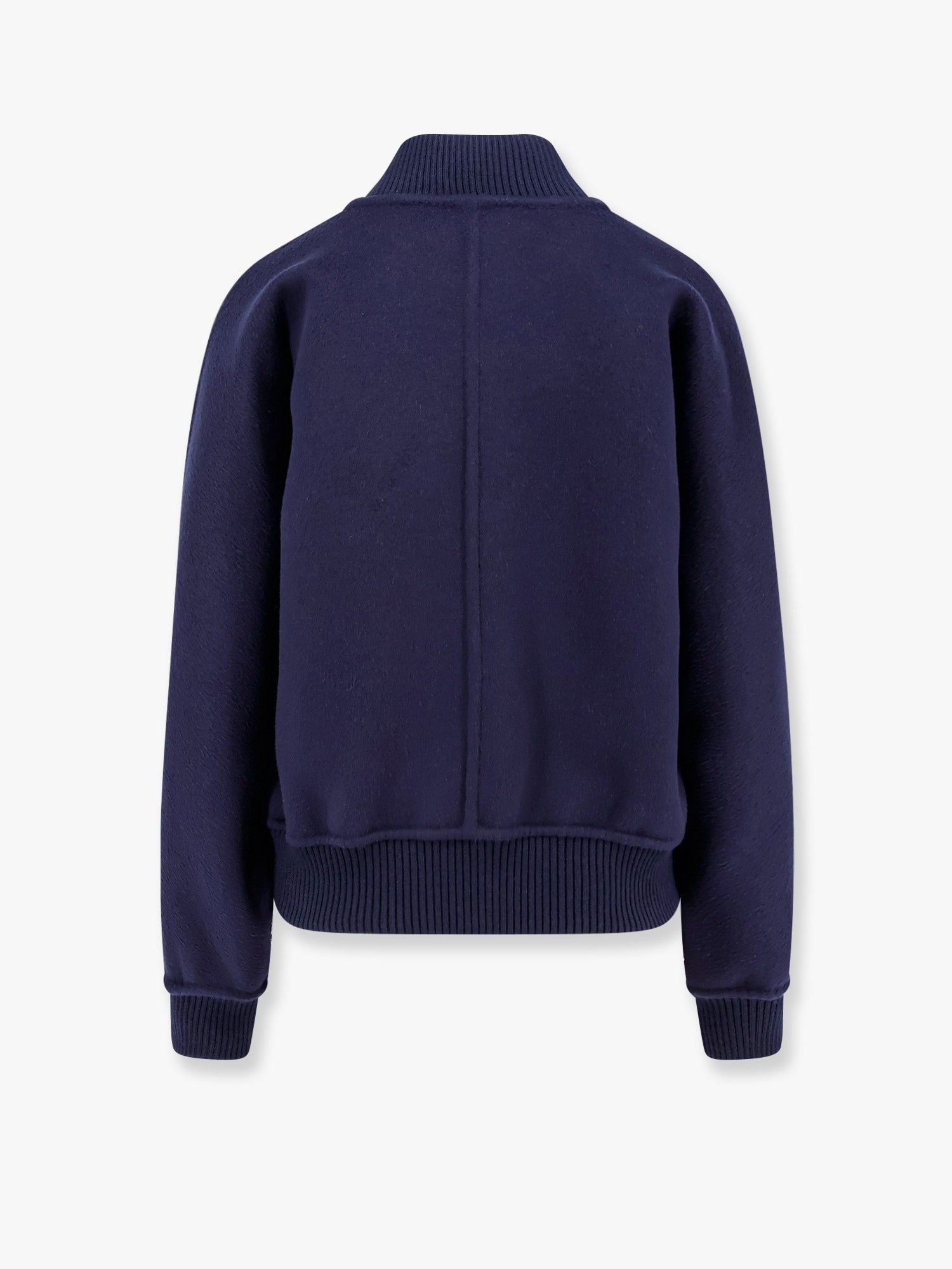 Bomber en laine vierge et soie avec motif intérieur oblique Dior