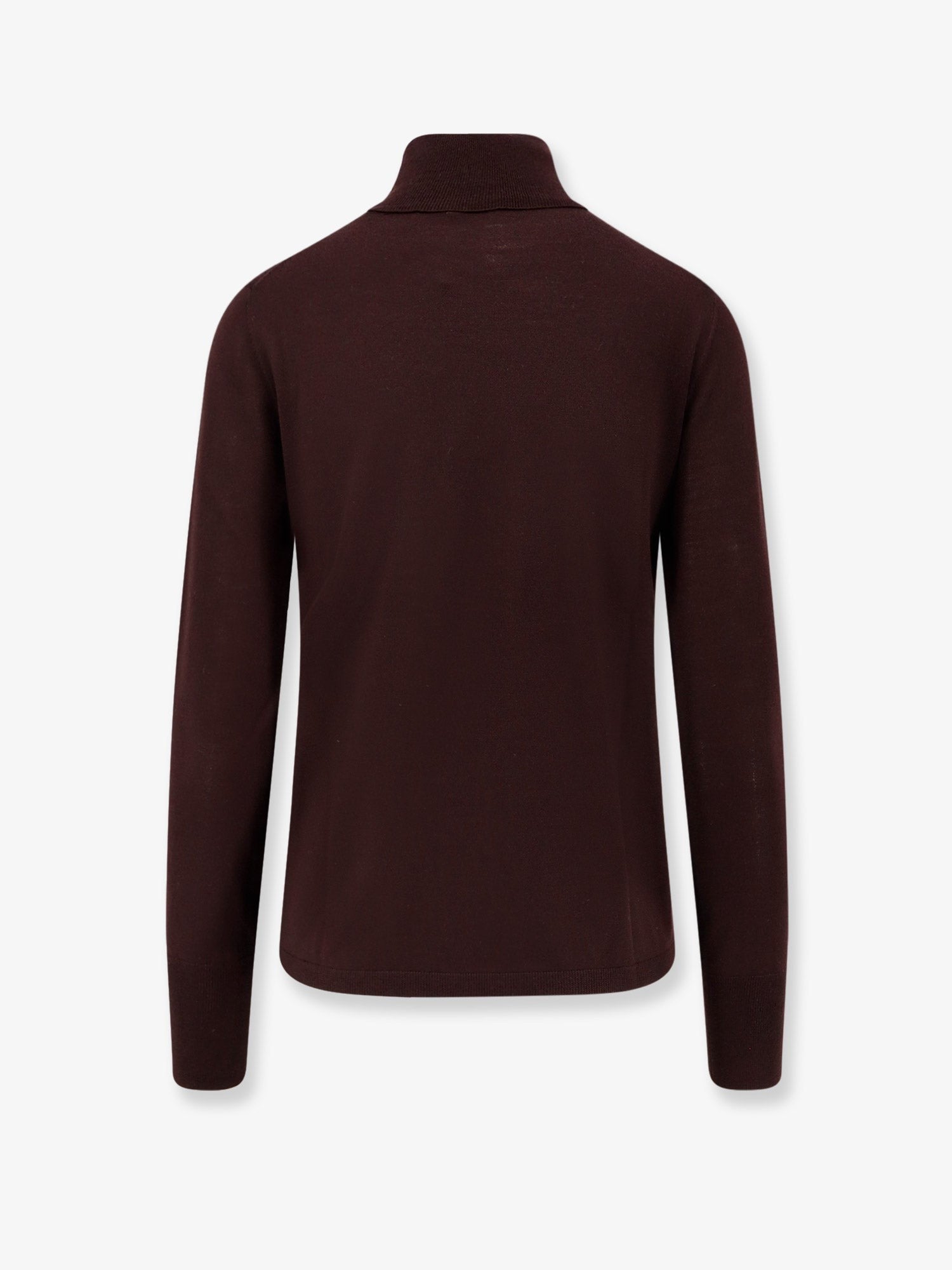 Virgin wool turtleneck sweater