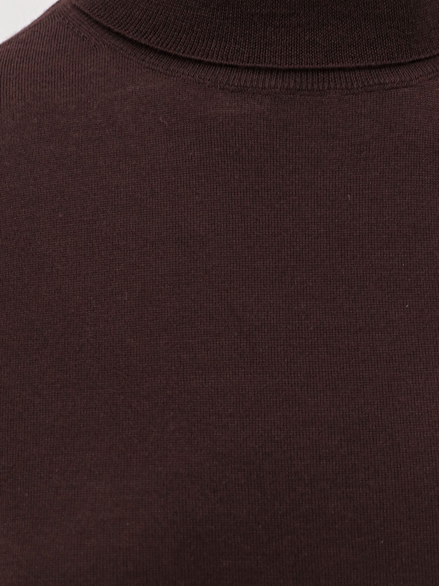 Virgin wool turtleneck sweater