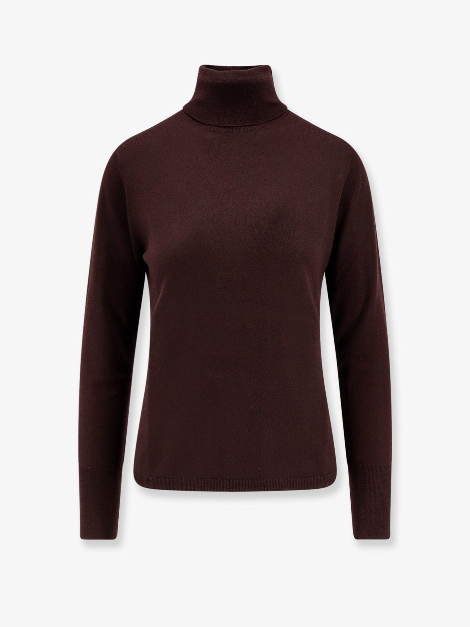 Virgin wool turtleneck sweater
