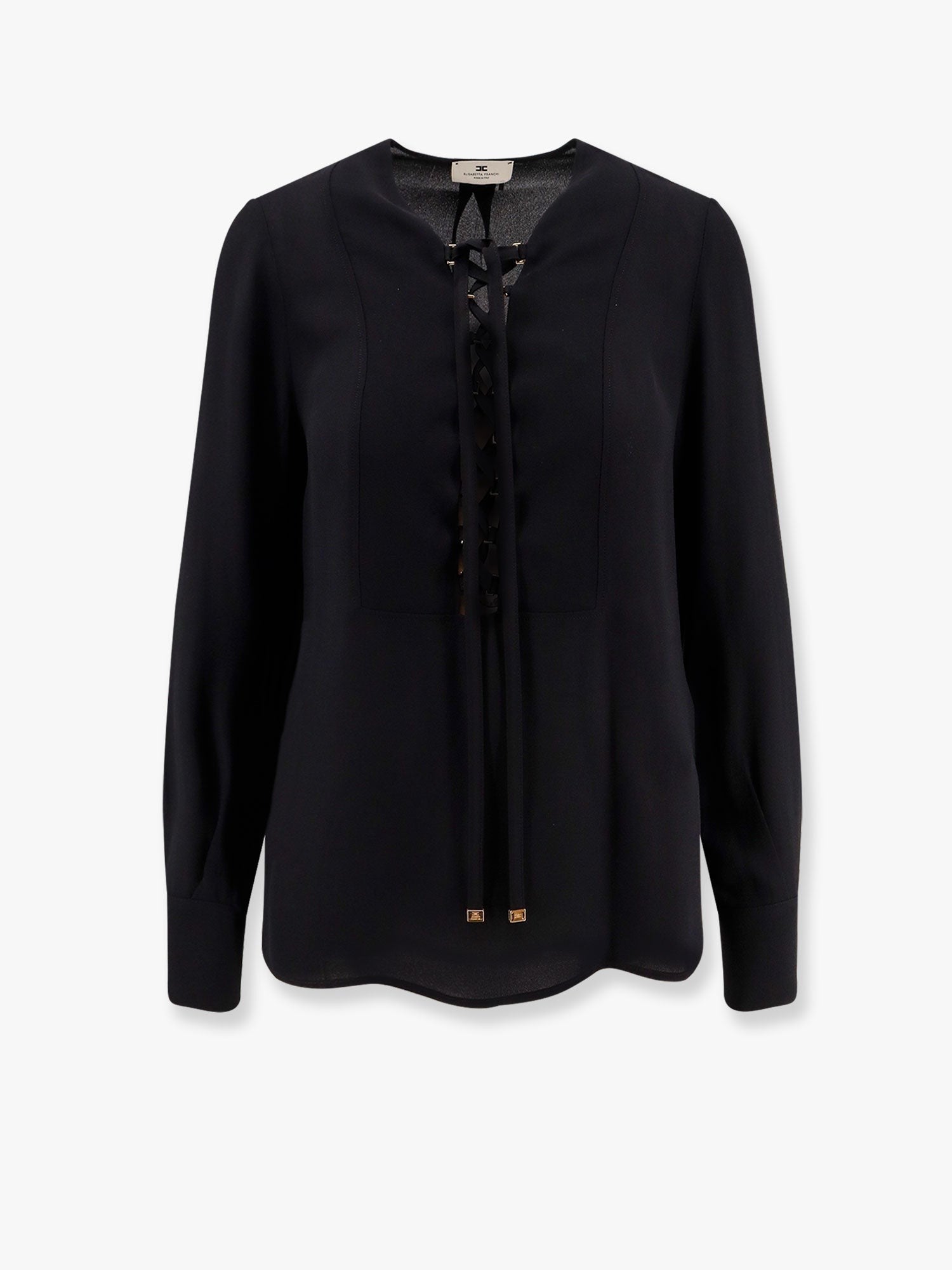 Viscose Shirt With Laces