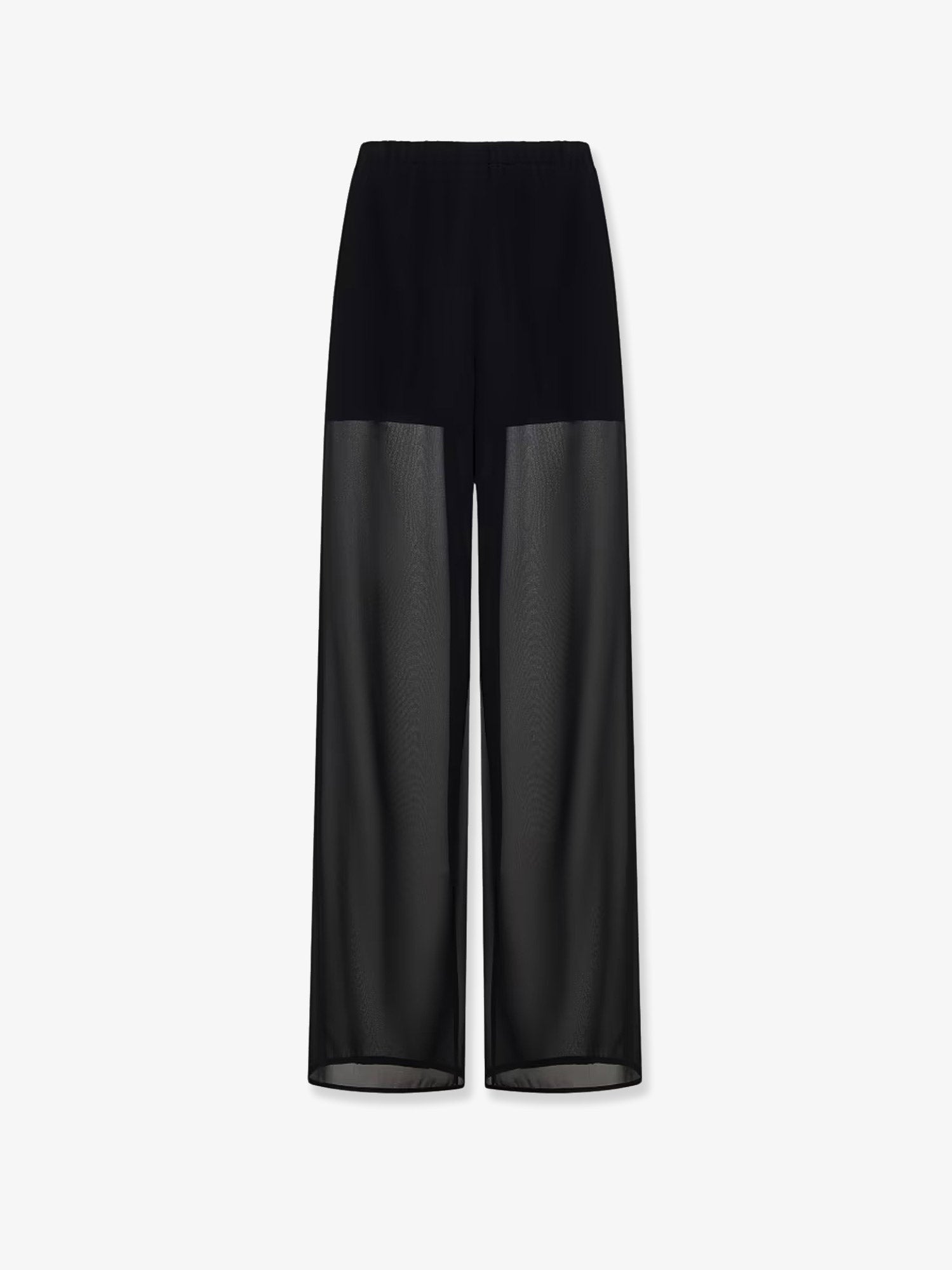 Viscose Trouser With Transparent Effect