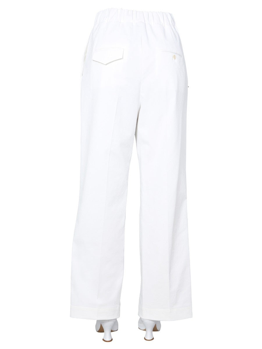 Elasticated Waist Wide Trousers