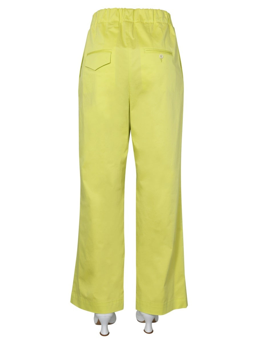 Elasticated Waist Wide Trousers