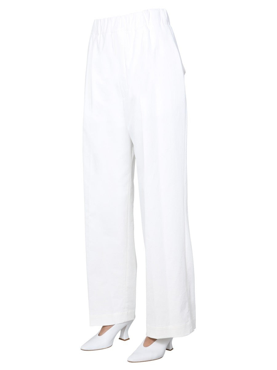 Elasticated Waist Wide Trousers