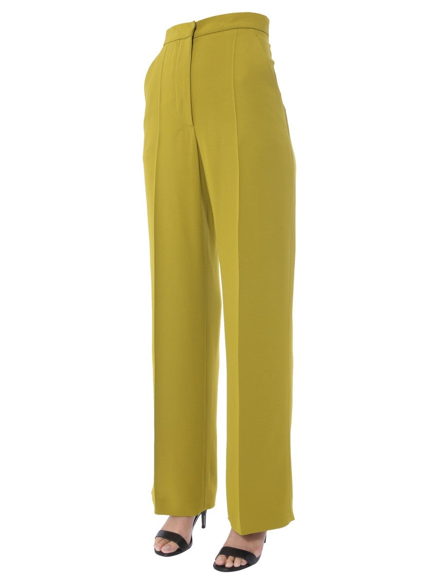 Front Zip Wide Trousers