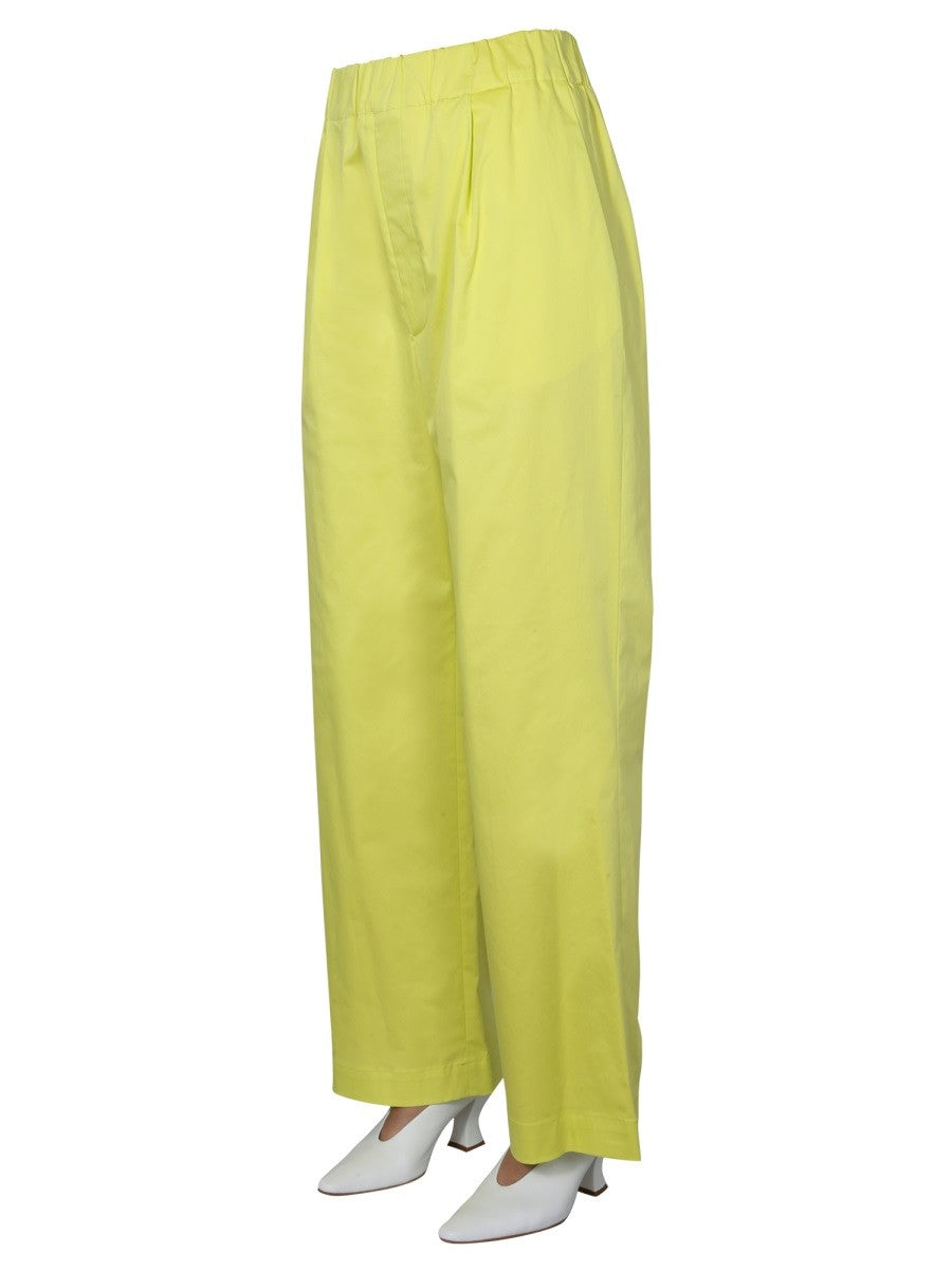 Elasticated Waist Wide Trousers