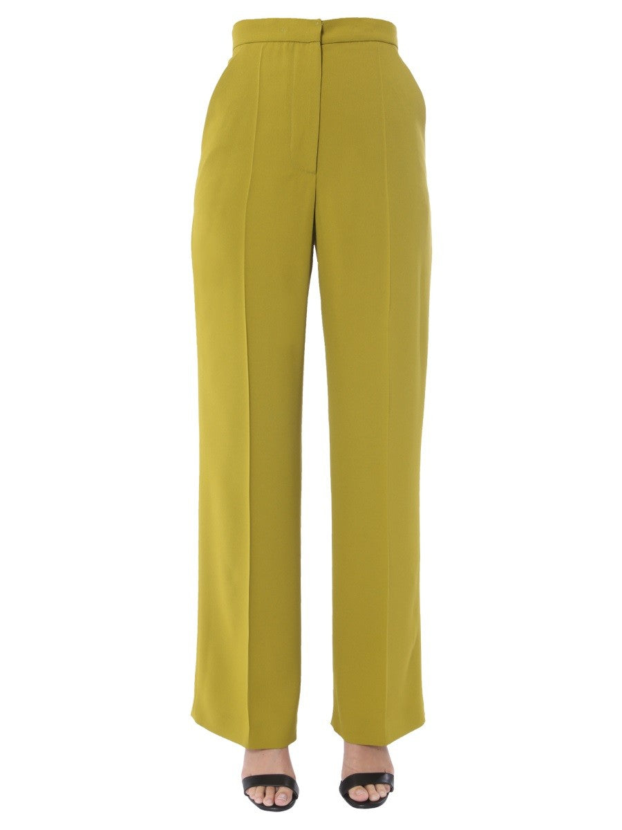 Front Zip Wide Trousers