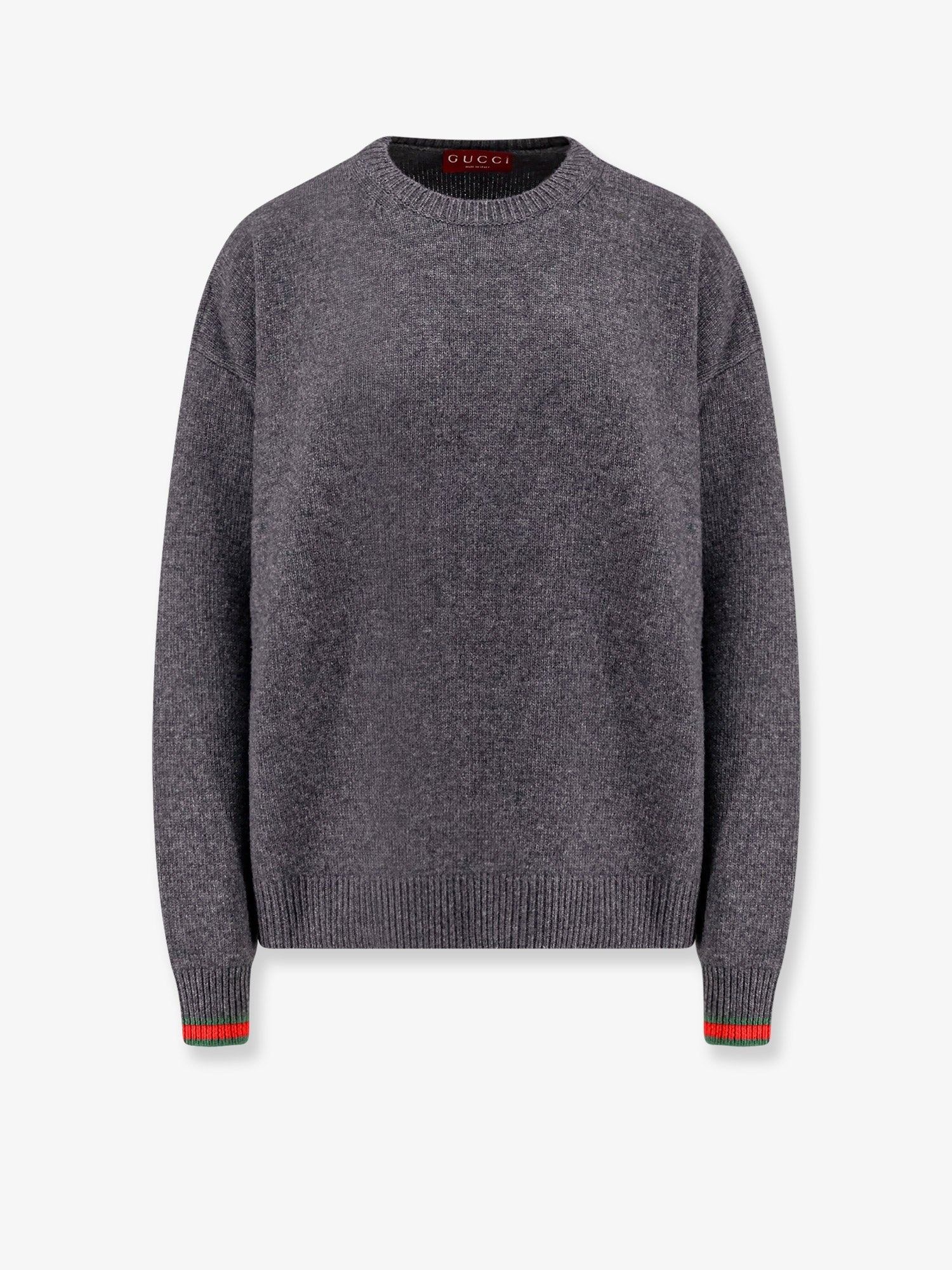 Wool And Cashmere Sweater With Web Details