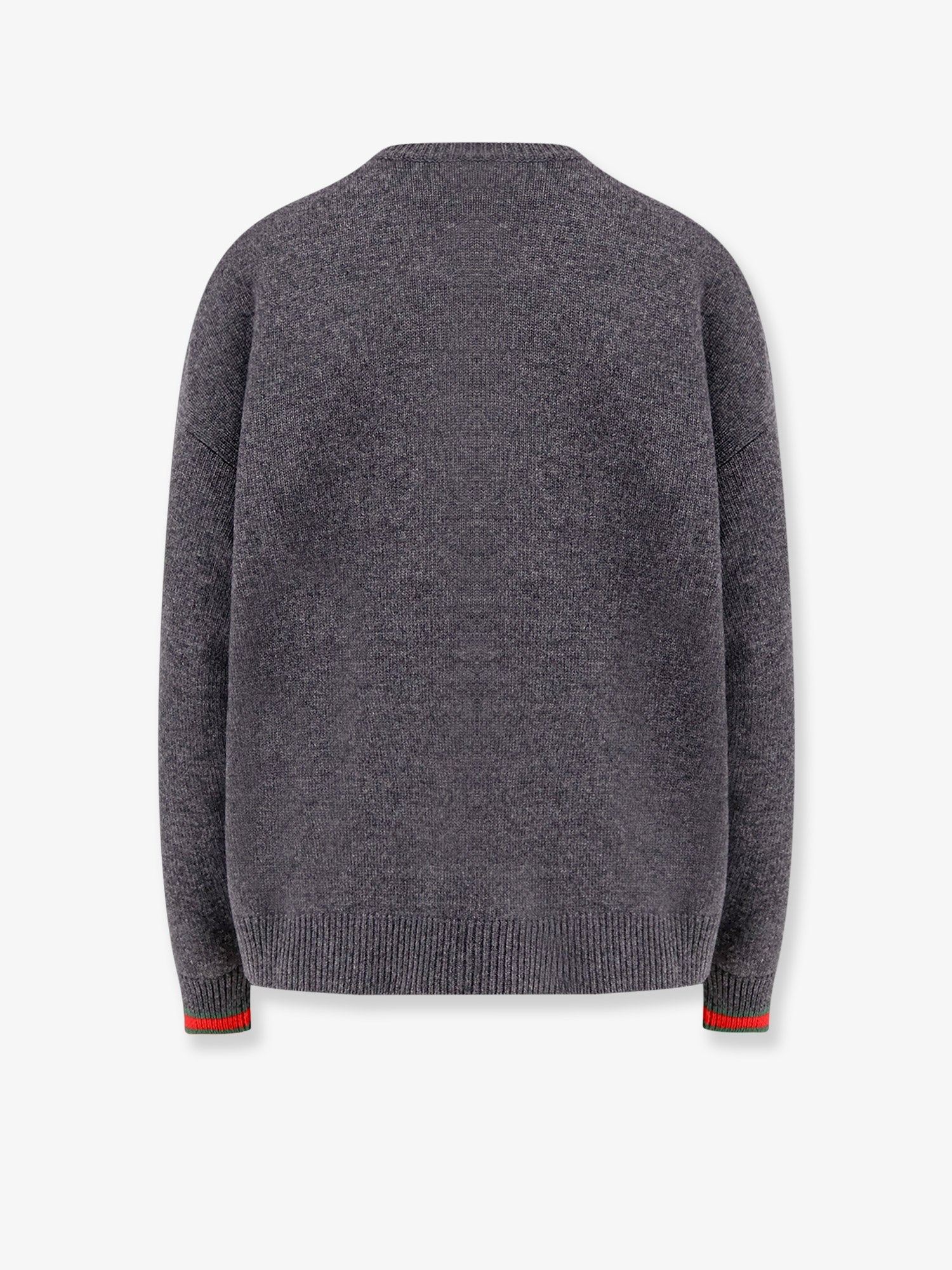 Wool And Cashmere Sweater With Web Details