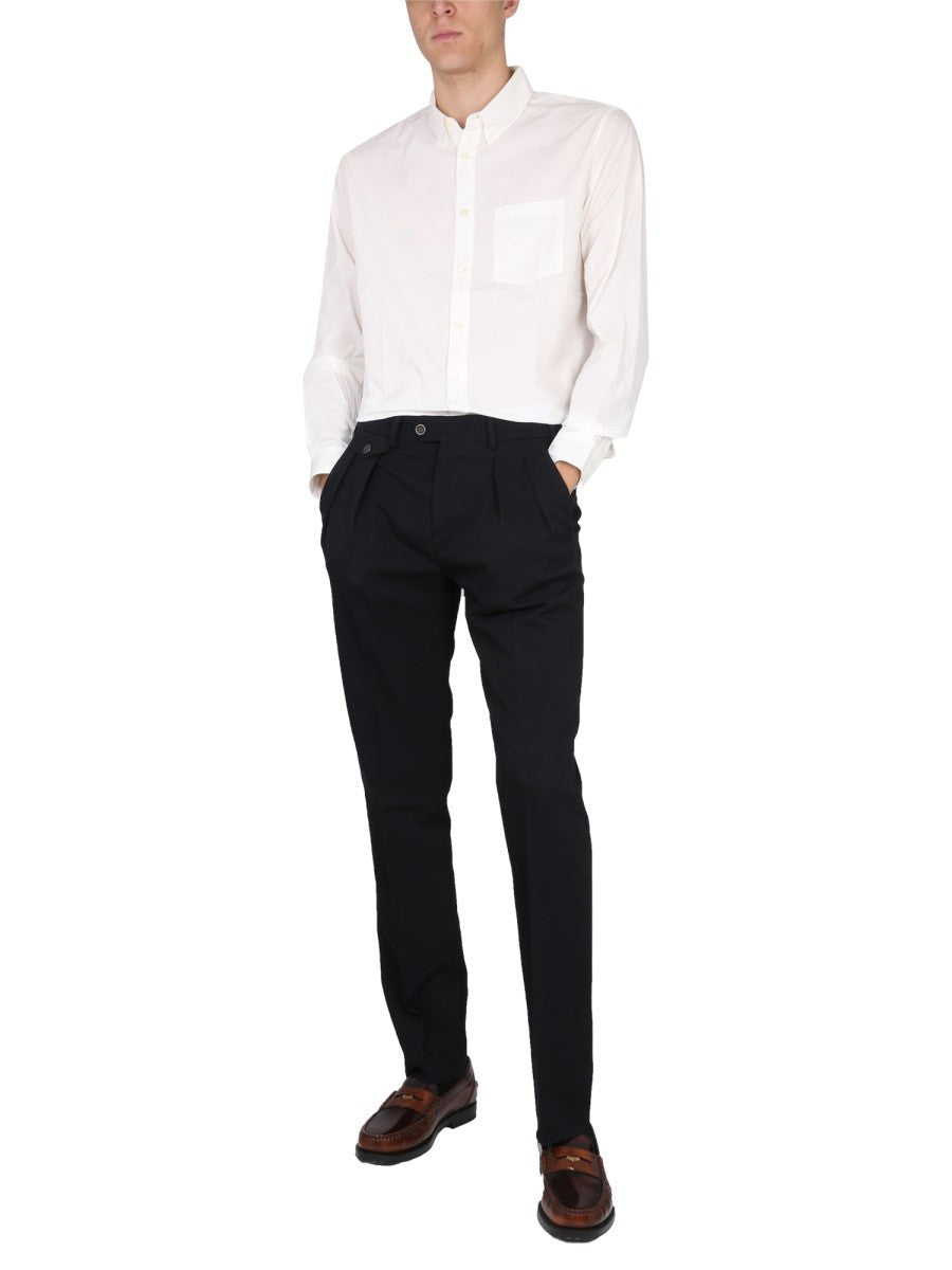 WOOL AND COTTON PANTS | Basement 88