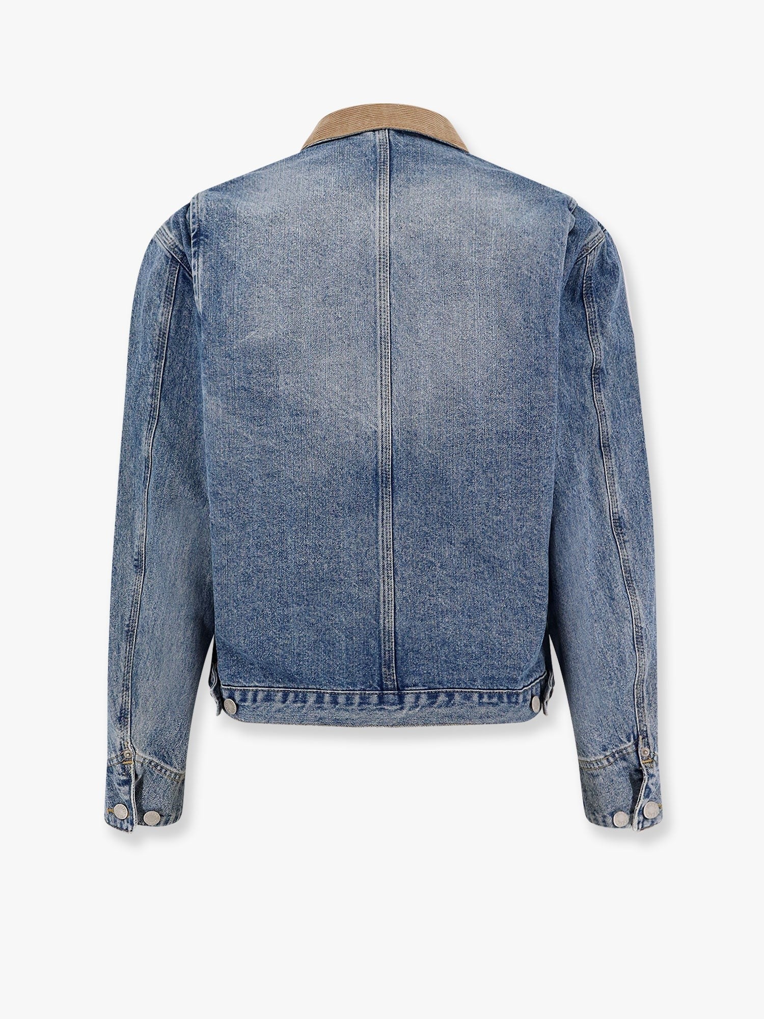Work washed denim jacket