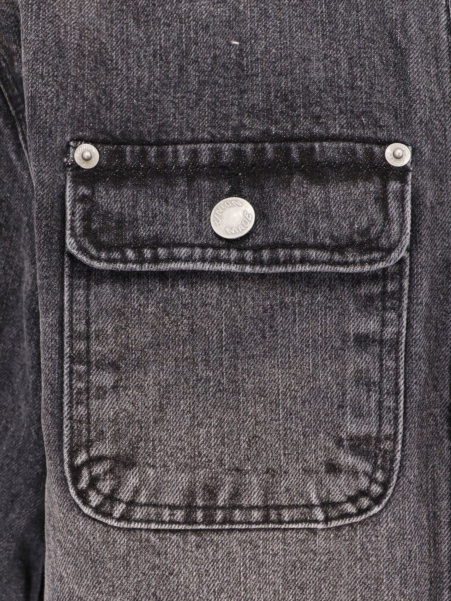 Work washed denim jacket