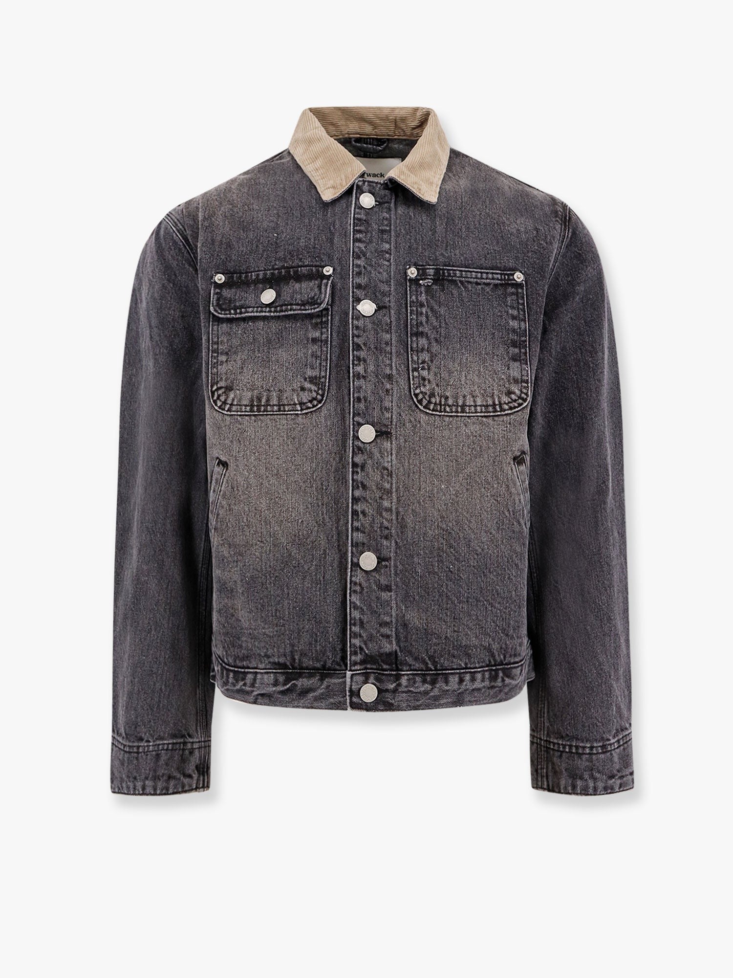 Work washed denim jacket